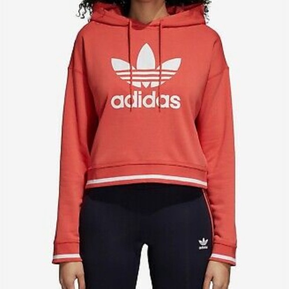 Adidas trefoil cropped hoodie - Picture 4 of 4